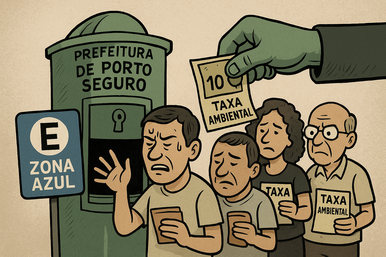 A CIDADE AZUL E AS MIL E UMA COBRANÇAS PARA QUEM VEM A PORTO SEGURO